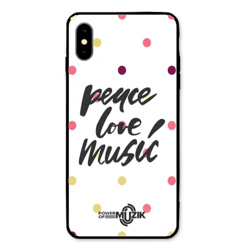 Image of 'Peace, Love, Music' - Power of Muzik - Phone Case