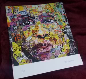 Image of Nick Zimbro Limited Run Signed Print - Collage Portrait