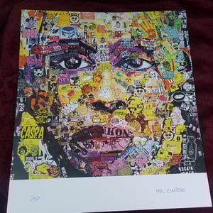 Image of Nick Zimbro Limited Run Signed Print - Collage Portrait