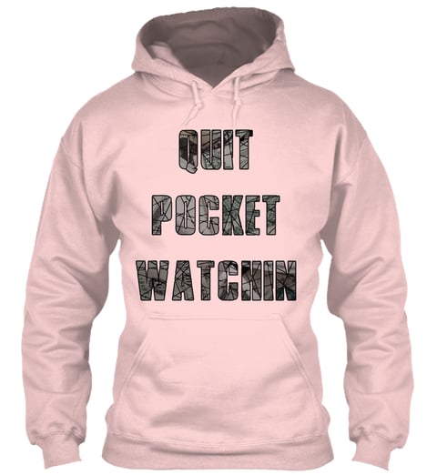 Image of Quit Pocket Watchin hoodie 2