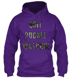 Image of Quit Pocket Watchin hoodie 2
