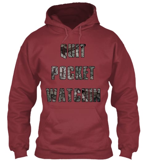 Image of Quit Pocket Watchin hoodie 3