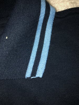 Image of Navy Blue Single Tipped Polo