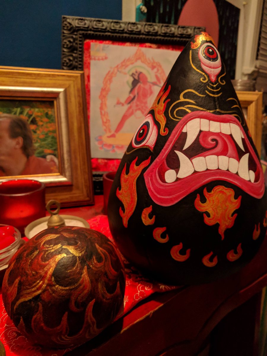 Image of Mahakala Shark and Flame Bubble
