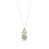 Tiny sterling silver pineapple necklace