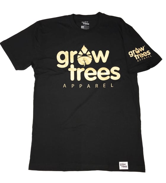 Image of Grow Trees Original (Black with Gold)