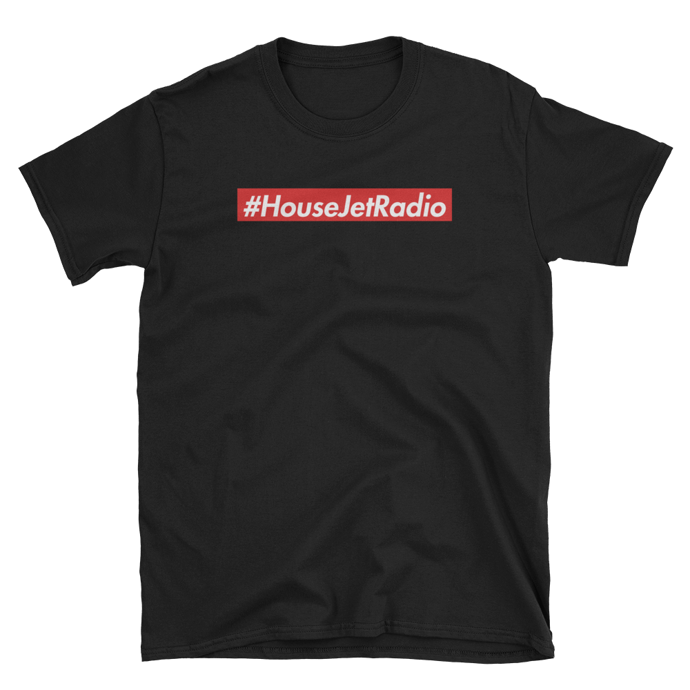 Image of #HouseJetRadio | BLACK T-SHIRT