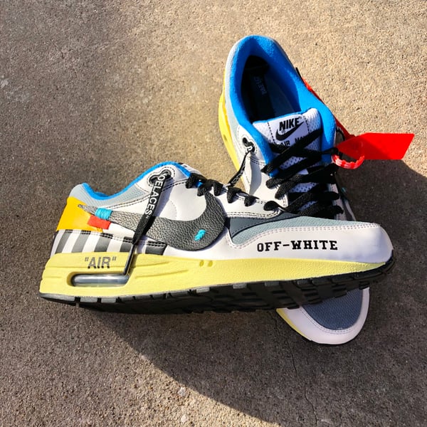 Image of OFF-WHITE Air Max 1 - "AIR" Custom