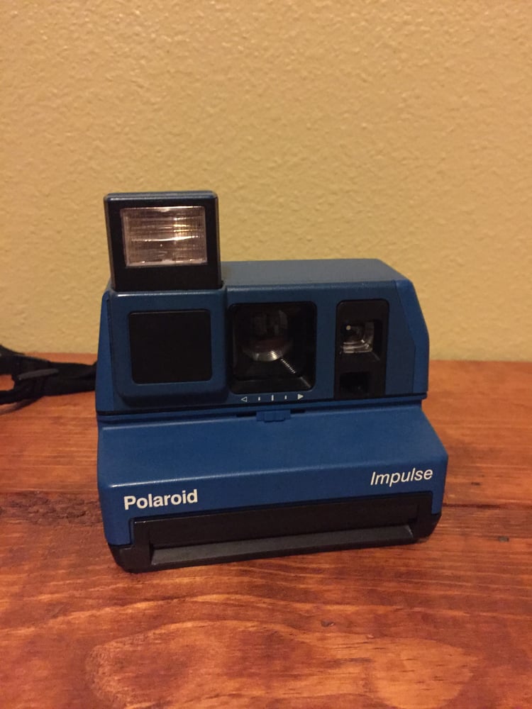 Image of Polaroid 600 Camera - Impulse - BLUE