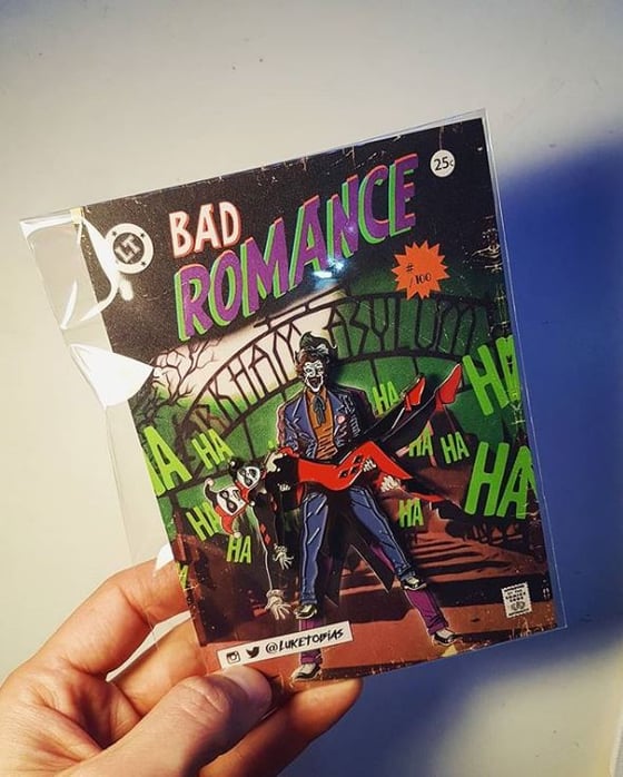 Image of Bad Romance Soft Enamel Pin 3" 