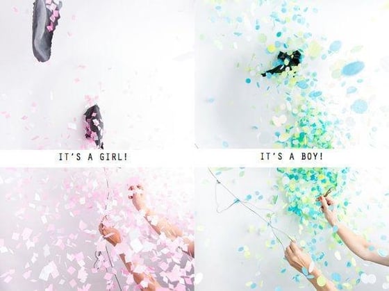 Image of  Gender Reveal Confetti Balloon