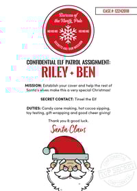 Image 2 of Elf Patrol Christmas Cards