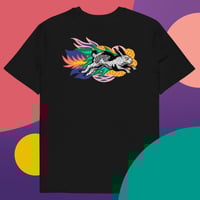 Image 4 of White Rabbit Back print Unisex organic cotton t-shirt