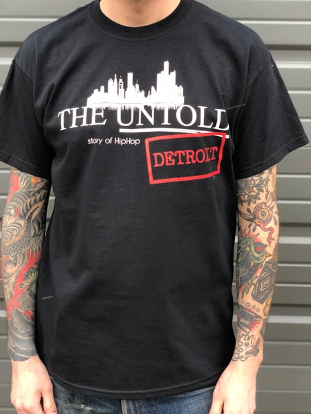 Image of Untold Story: Detroit Hip Hop Black Tee