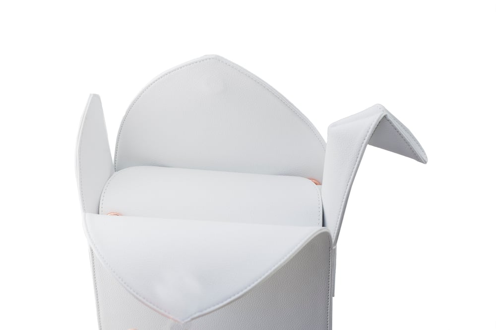 Image of Premium Leather Origami Crane Purse