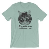 Image 1 of  C is for Cat - unisex/men's tee