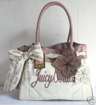 Juicy couture outlet pink tote bag