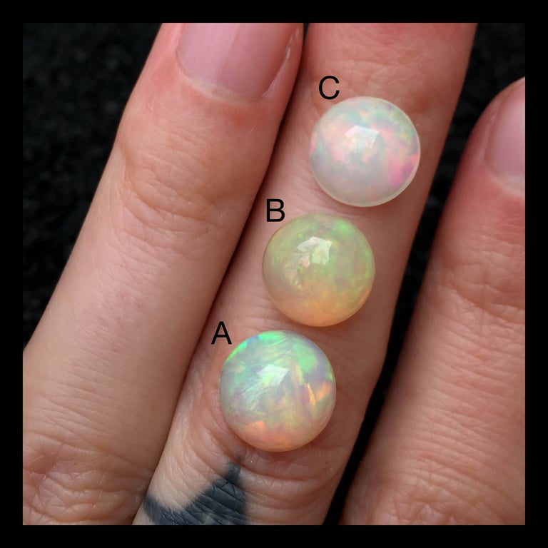 The Nazgûl Ring (OOAK Opal C, Stone Only) 