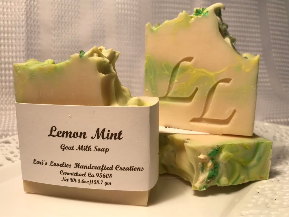 Image of Lemon Mint Goats Milk Soap
