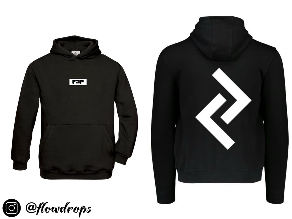 Image of Sudadera FlowDrops Box logo