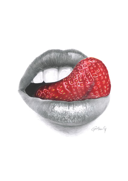 Image of "Strawberry Taste" Limited Edition Print