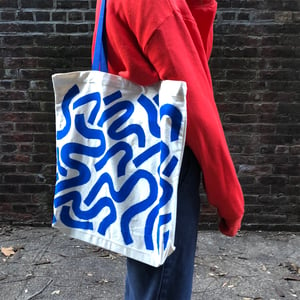 Image of Tote Bag (Blue)