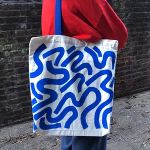 Image of Tote Bag (Blue)