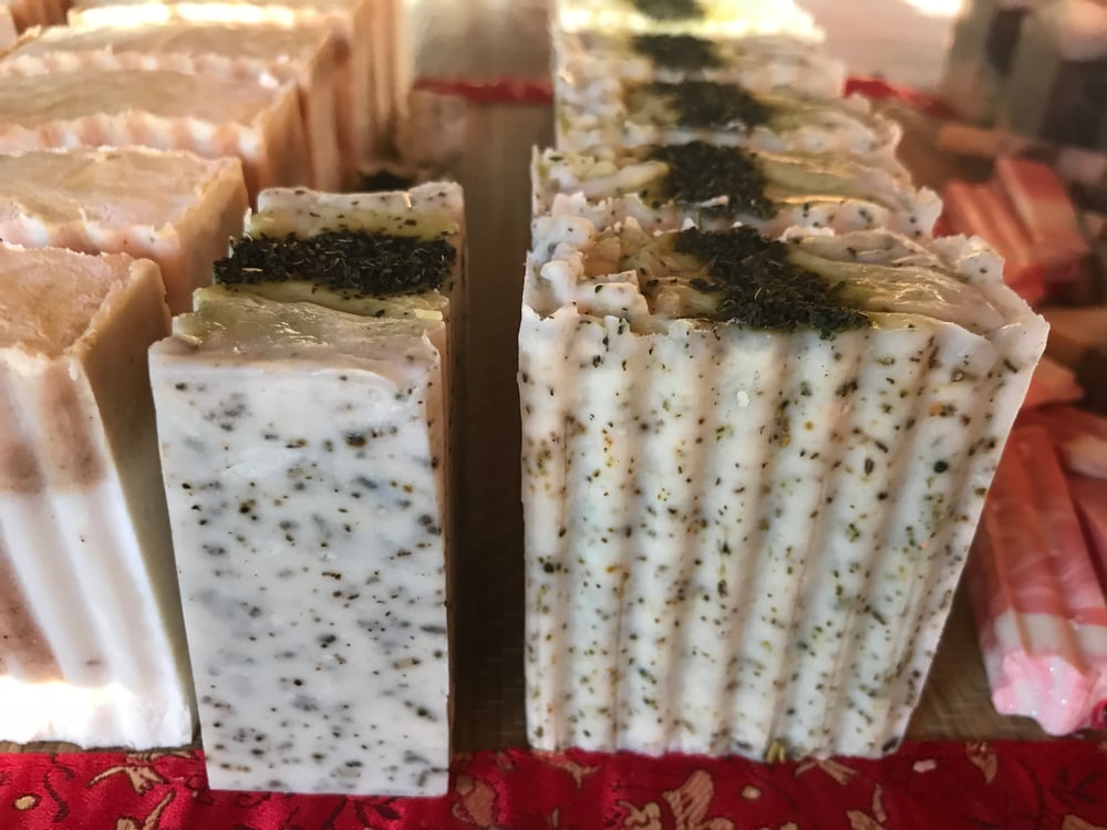 Image of Rosemary Mint exfoliating Soap