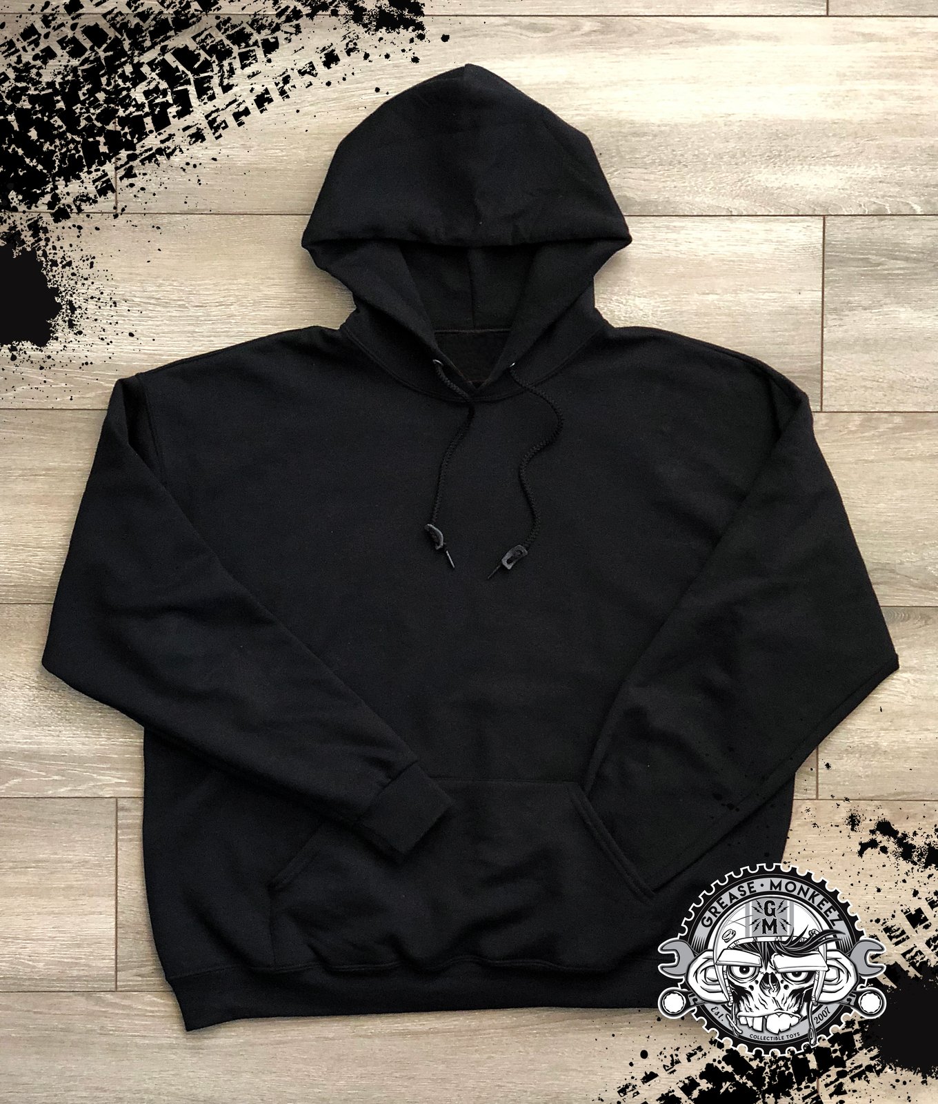 Grease Monkeez - Black Logo Hoodie | Grease Monkeez