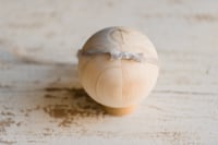 Image 3 of Barn Owl Grey Brushed Alpaca Bonnet (wrap available)