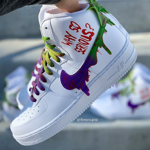 Image of The Joker Custom Shoes 
