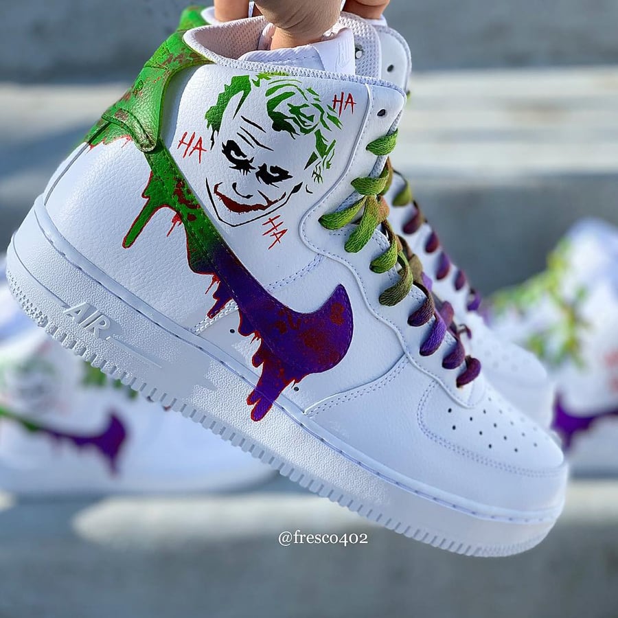 Image of The Joker Custom Shoes 
