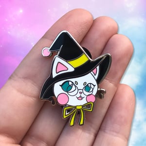 Image of Kawaii Witchy Kitties Hard Enamel Pin