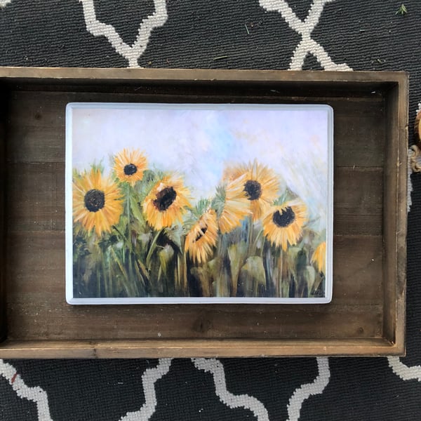 Image of Holding Sonshine, print on Wood
