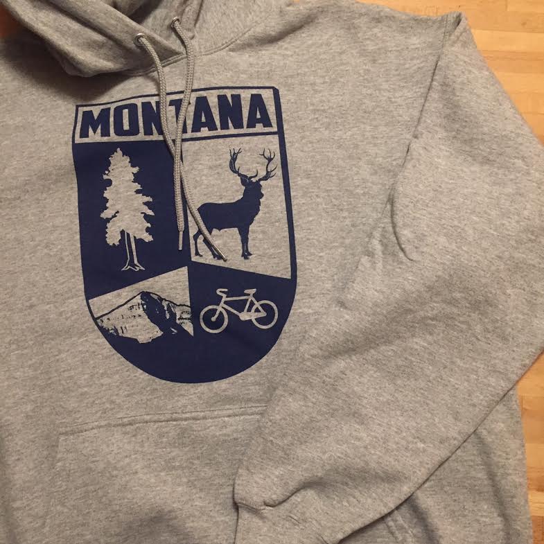 Image of New! Montana Crest Pullover Hoodie
