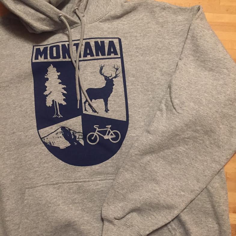 Image of New! Montana Crest Pullover Hoodie