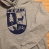 New! Montana Crest Pullover Hoodie