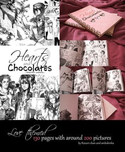 Image of Heart and Chocolates 2 - Valentines Day Sketchbook