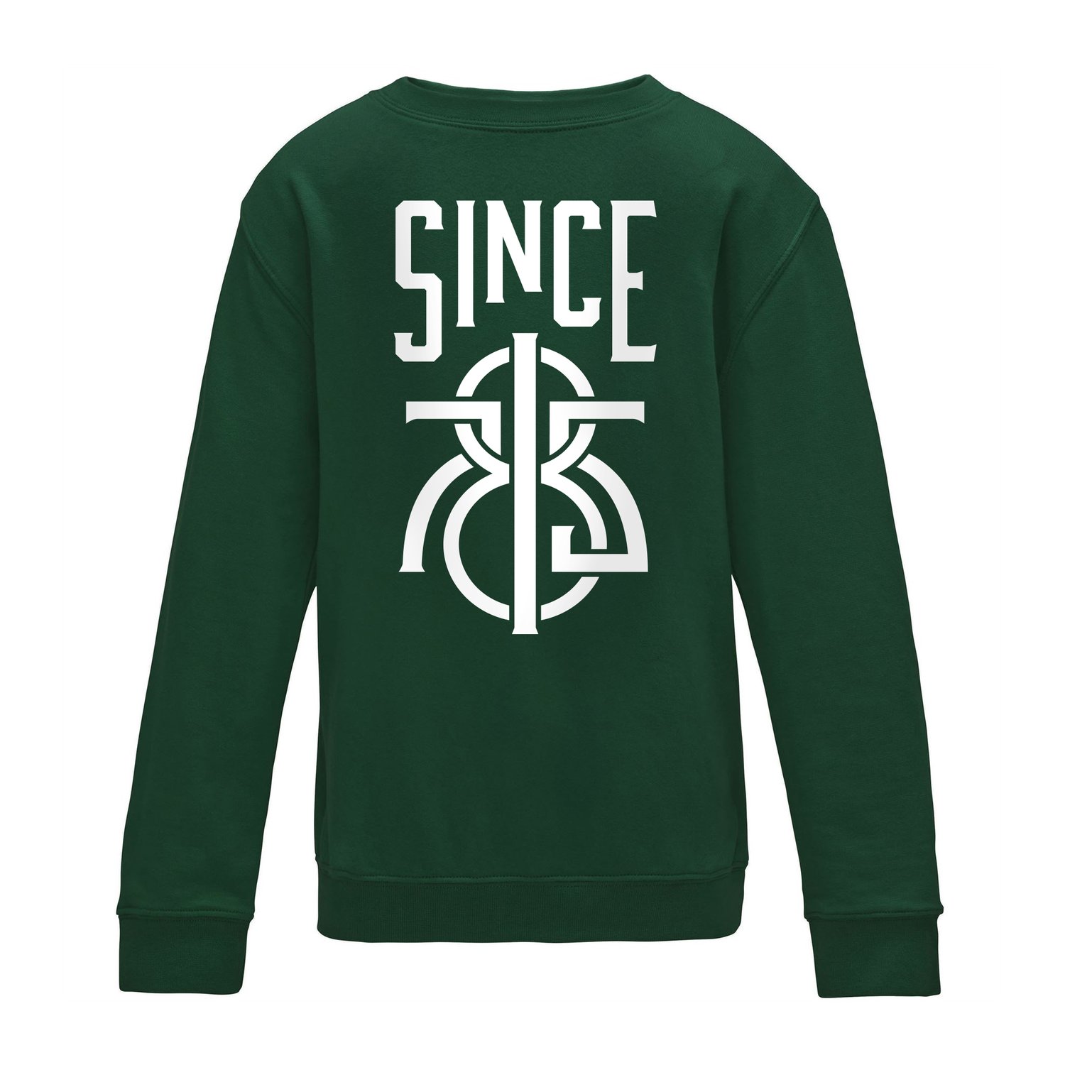 Image of  1875 Front and Back – Bottle Green Jumper