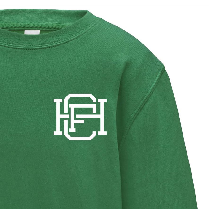 Image of Varsity HFC – Kelly Green Jumper