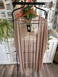 Image 1 of NWT sheer fashion Nova duster 