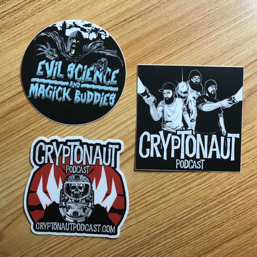 Image of Cryptonaut Podcast Sticker Pack 