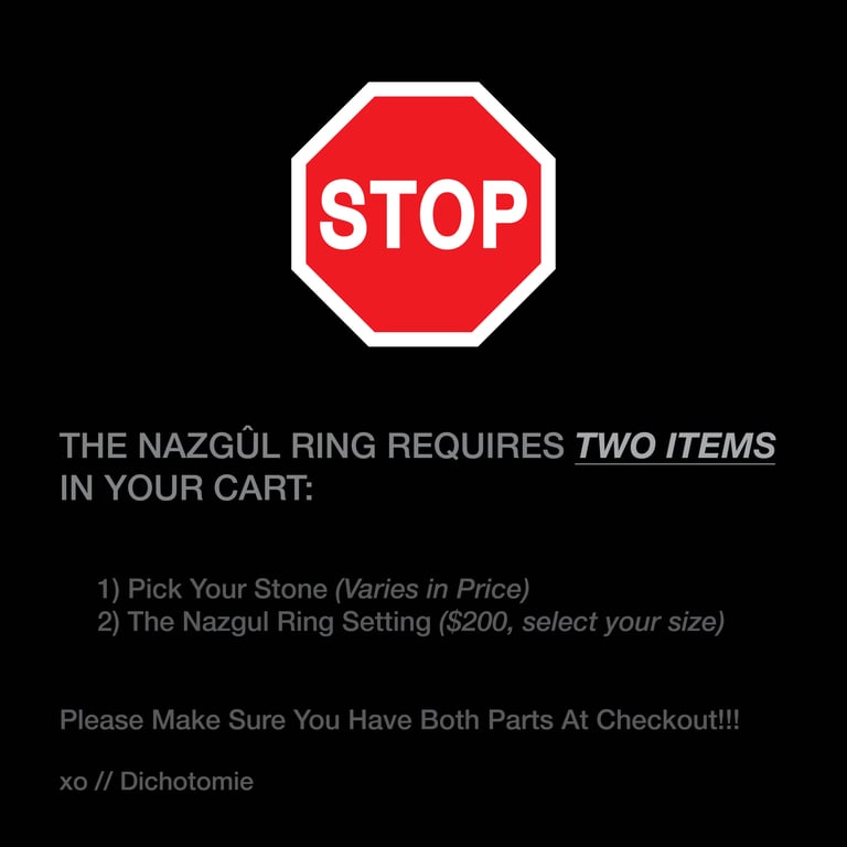 The Nazgûl Ring (OOAK Opal C, Stone Only)  Image 2