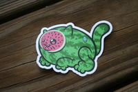 Watermelon Kitten Sticker