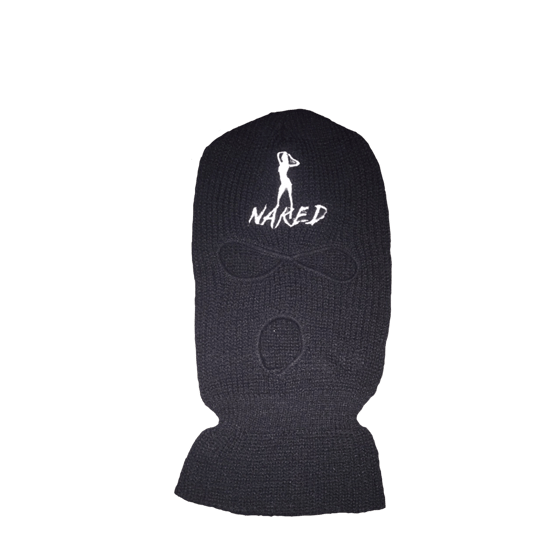 Image of N A K E D SKI MASK (BLACK/WHITE)