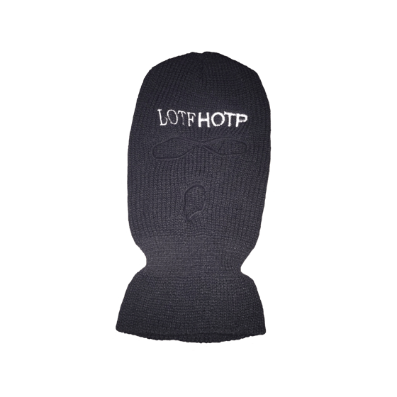 Image of L O T F H O T P SKI MASK (BLACK/WHITE) 