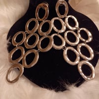 Image 1 of KIMMIE SILVERTONE EARRINGS