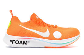 Image of Nike Zoom Fly Mercurial Off-White Orange (2018)
