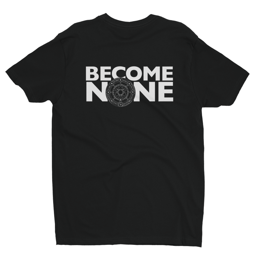 Image of 2-sided Logo Shirt with Become None on Back
