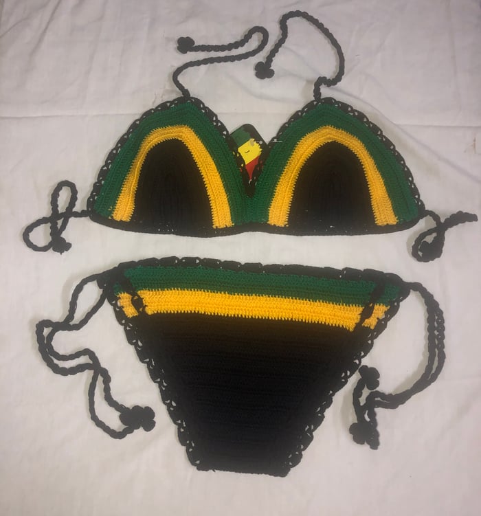 Jamaican flag Monokini Everything Jamaica